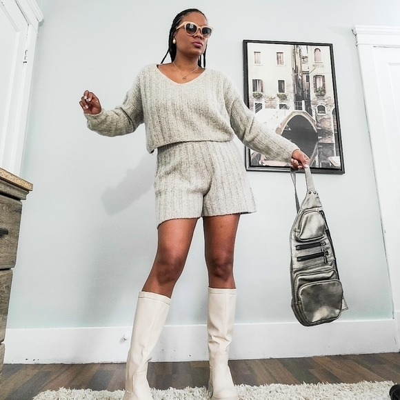 COPY - 2 piece Wool Knit Set, fits L - Picture 5 of 16